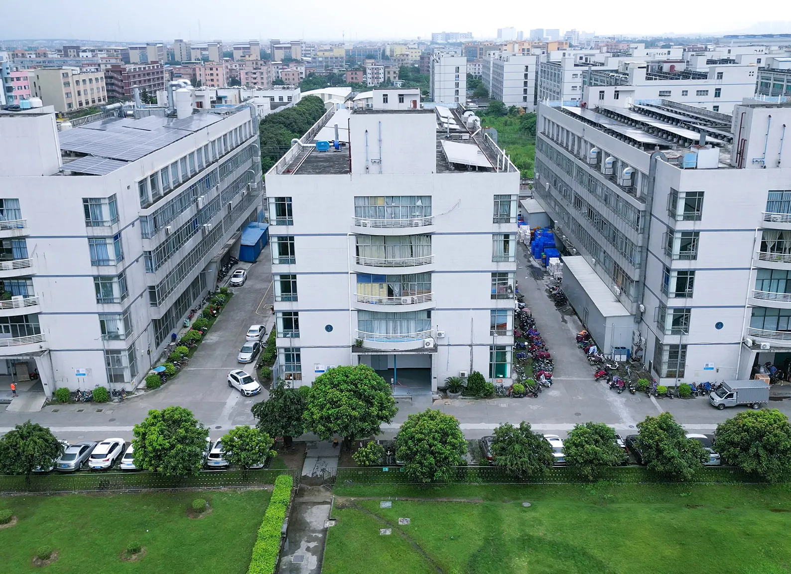 Worldboundgroup Aerial photo of Chinese factory